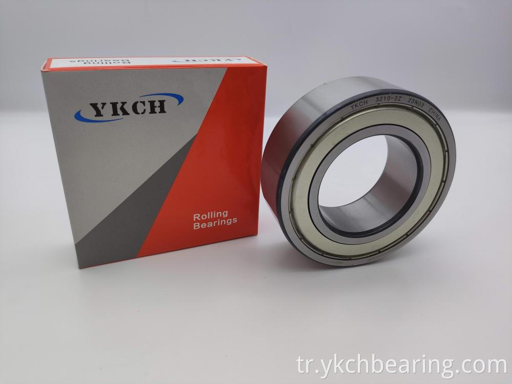 Çift Sıralı Açısal Kontak Balo Yatağı 3210ZZ Double row angular contact ball bearing 3210ZZ